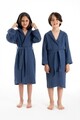 Halat de baie pentru copii, L'essentiel Maison, Muslin, Albastru navy