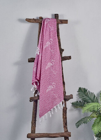 Prosop de plaja, L'essentiel Maison, Flamingo, Fucsia