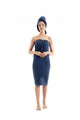 Set prosoape, L'essentiel Maison, Muslin, Albastru navy