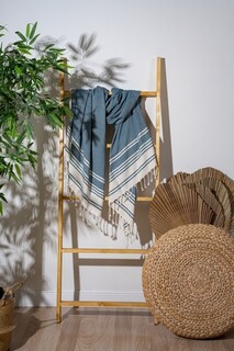 Albastru indigo, 90x170 cm