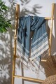 Prosop de plaja, L'essentiel Maison, New Diamond, Albastru indigo