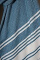 Prosop de plaja, L'essentiel Maison, New Diamond, Albastru indigo