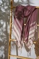 Prosop de plaja, L'essentiel Maison, New Diamond, Rosu claret