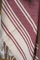 Prosop de plaja, L'essentiel Maison, New Diamond, Rosu claret