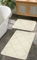 Set covorase de baie, L'essentiel Maison, Cizgili, Crem
