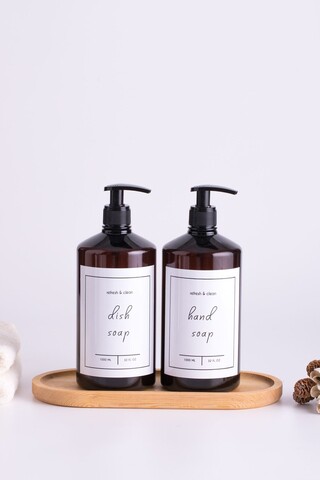 Set dozator de sapun, L'essentiel Maison, Troveas1, Chihlimbar