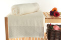 Set prosoape de baie, Şaheser, Pitircik, Bumbac, Ecru / Crem