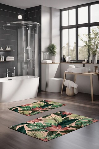 Set covorase de baie, Cartwright, CT-5331, Poliester, Multicolor