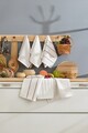 Set prosoape, Eponj Home, Sofya, Bumbac, Crem