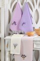 Set prosoape de bucatarie, Eponj Home, Lavender, Bumbac, Multicolor