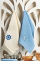 Set prosoape de bucatarie, Eponj Home, Marin, Bumbac, Multicolor