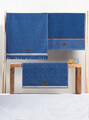 Set prosoape, Cotton Box, Denim, Amestec bumbac, Albastru