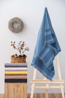 Albastru indigo, 75x150 cm