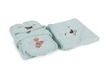 Set de baie pentru bebeluși, Cotton Box, Aslan, Bumbac, Verde menta