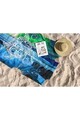 Prosop de plaja, Astacura, Blue Turtle 70, 70x130 cm, 70% poliester/30% poliamida, Multicolor