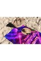 Prosop de plaja, Astacura, Enjoy Summer Night 70, 70x130 cm, 70% poliester/30% poliamida, Multicolor