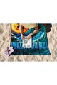 Prosop de plaja, Astacura, Heat Blizzard 70, 70x130 cm, 70% poliester/30% poliamida, Multicolor