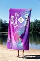 Prosop de plaja, Astacura, Never Give Up 70, 70x130 cm, 70% poliester/30% poliamida, Multicolor