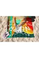 Prosop de plaja, Astacura, Never Stop 70, 70x130 cm, 70% poliester/30% poliamida, Multicolor