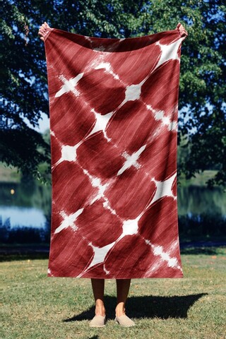 Prosop de plaja, Astacura, Red Muscle 70, 70x130 cm, 70% poliester/30% poliamida, Multicolor