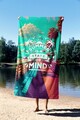 Prosop de plaja, Astacura, Summer is State of Mind 70, 70x130 cm, 70% poliester/30% poliamida, Multicolor