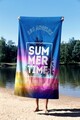 Prosop de plaja, Astacura, Summer Time 70, 70x130 cm, 70% poliester/30% poliamida, Multicolor