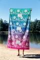 Prosop de plaja, Astacura, Beachfun 90, 90x150 cm, 70% poliester/30% poliamida, Multicolor