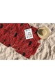 Prosop de plaja, Astacura, Crossfit Red 90, 90x150 cm, 70% poliester/30% poliamida, Multicolor