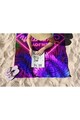 Prosop de plaja, Astacura, Enjoy Summer Night 90, 90x150 cm, 70% poliester/30% poliamida, Multicolor