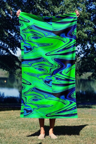 Prosop de plaja, Astacura, Esotic Aura 90, 90x150 cm, 70% poliester/30% poliamida, Multicolor