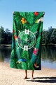 Prosop de plaja, Astacura, Forest Camping 90, 90x150 cm, 70% poliester/30% poliamida, Multicolor