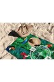 Prosop de plaja, Astacura, Forest Camping 90, 90x150 cm, 70% poliester/30% poliamida, Multicolor