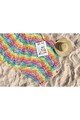 Prosop de plaja, Astacura, Geometric Mozaic 90, 90x150 cm, 70% poliester/30% poliamida, Multicolor