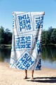 Prosop de plaja, Astacura, Summer Time 90, 90x150 cm, 70% poliester/30% poliamida, Multicolor