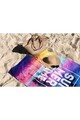 Prosop de plaja, Astacura, Summer Time 90, 90x150 cm, 70% poliester/30% poliamida, Multicolor