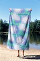 Prosop de plaja, Astacura, Yoga Nature 90, 90x150 cm, 70% poliester/30% poliamida, Multicolor