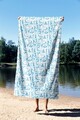 Prosop de plaja, Astacura, Yoga Nature 90, 90x150 cm, 70% poliester/30% poliamida, Multicolor
