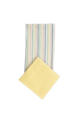 Set prosoape pentru bebeluși, JR Mori, M000008116, Bumbac, Galben