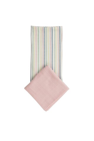 Set prosoape pentru bebeluși, JR Mori, M000008115, Bumbac, Roz