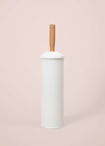 Perie de toaleta, Mia, STP0017, Metal, Alb