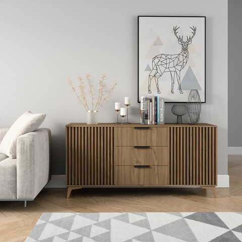 Comoda ELTAP, Entsian, 150x40x72 cm, PAL/ABS, stejar