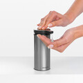 Dispenser sapun lichid, Brabantia, White, 9.5x6.5x16.5 cm, aluminiu, alb
