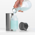 Dispenser sapun lichid, Brabantia, White, 9.5x6.5x16.5 cm, aluminiu, alb