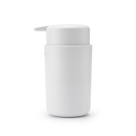 Dispenser sapun lichid, Brabantia, White, 9.2x7.6x14.3 cm, 250 ml, polipropilena, alb