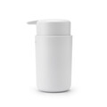 Dispenser sapun lichid, Brabantia, White, 9.2x7.6x14.3 cm, 250 ml, polipropilena, alb