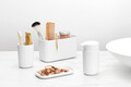 Set accesorii pentru baie 3 piese, Brabantia, White, polipropilena, alb