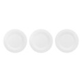 Set 3 recipiente de baie, Brabantia, White, polipropilena, alb