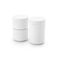 Set 3 recipiente de baie, Brabantia, White, polipropilena, alb
