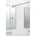 Racleta pentru dus, Brabantia, White, 24x26 cm, silicon, alb