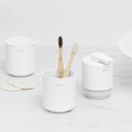 Dispenser sapun lichid, Brabantia, MindSet, 9.5x8x11 cm, 200 ml, otel, Alb